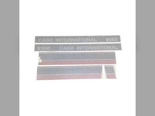 Hood/Cab Stripe Decal Set - Vinyl fits Case IH 9150