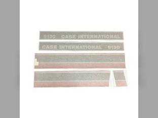 Hood/Cab Stripe Decal Set -Vinyl fits Case IH 9130