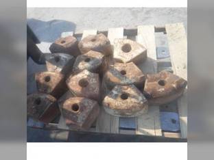 Used Pie Weight Set fits Allis Chalmers D19 D21 190 AM5020 BW619