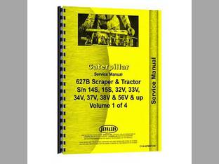 Service Manual fits Caterpillar 627B 627B