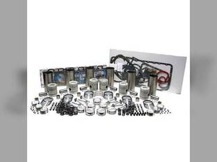 Engine Rebuild Kit with Valve Train - Less Bearings - Flanged Liners fits Massey Ferguson 80 1100 510 80 fits White 7300 7600 7800 8600 fits Perkins 6.354