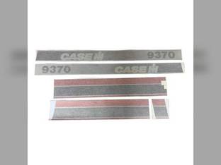 Hood/Cab Stripe Decal Set Gradient - Vinyl fits Case IH 9370