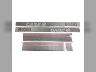 Hood/Cab Stripe Decal Set Gradient - Vinyl fits Case IH 9350