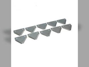 Sickle Section - 10 Pack fits Massey Ferguson 540 550 750 760 850 860 855 865 1053209M1 fits Gleaner A C E F G K L M fits Allis Chalmers 71176531 fits Case IH 179736C1 179736C3 fits White 31-2749437
