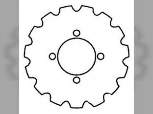 Walker Crank Sprocket fits Gleaner L L2 L3 M M2 M3 71181238