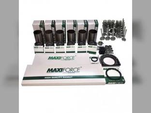Engine Rebuild Kit with Valve Train - Less Bearings fits Massey Ferguson 396 399 3095 6170 3120 4260 4270 fits Perkins 1006-6