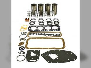 Engine Rebuild Kit - Less Bearings - Flat Top Pistons fits International Super C 100 200 C123 C Super A