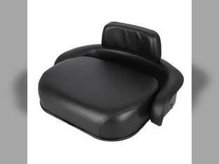 Seat Cushion Set Vinyl White/Black International 706 1466 766 1066