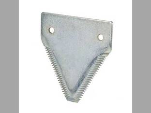 Sickle Section - Top Serrated 14 Gauge Chrome fits New Holland 1116 1116 1116 905 116 1100 1112 1114 1116 1118 900 604921 fits Hesston 420 620 6600 049213 fits Gehl 611064 fits International MC333CR