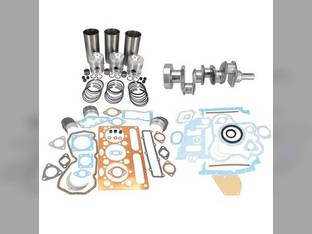 Engine Overhaul Kit with Crankshaft fits Massey Ferguson 135 230 235 240 fits Perkins AD3.152