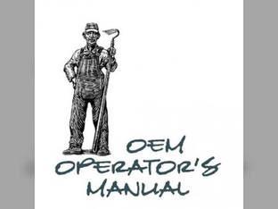 Operator's Manual fits Case IH 595 695