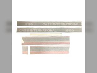 Hood/Cab Stripe Decal Set - Vinyl fits Case IH 9180