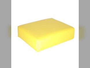 Seat Cushion - Wood Backed Vinyl Yellow fits John Deere G M MT 40 320 330 420 430 435 440 1010 420 430 440 1010 AM3463T
