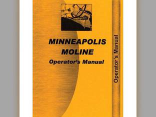 Operator's Manual fits Minneapolis Moline Jet Star 3