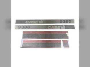 Hood/Cab Stripe Decal Set Gradient - Vinyl fits Case IH 9380