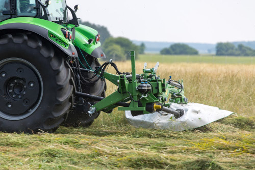 Tractor Pulling and Powering Implement with PTO